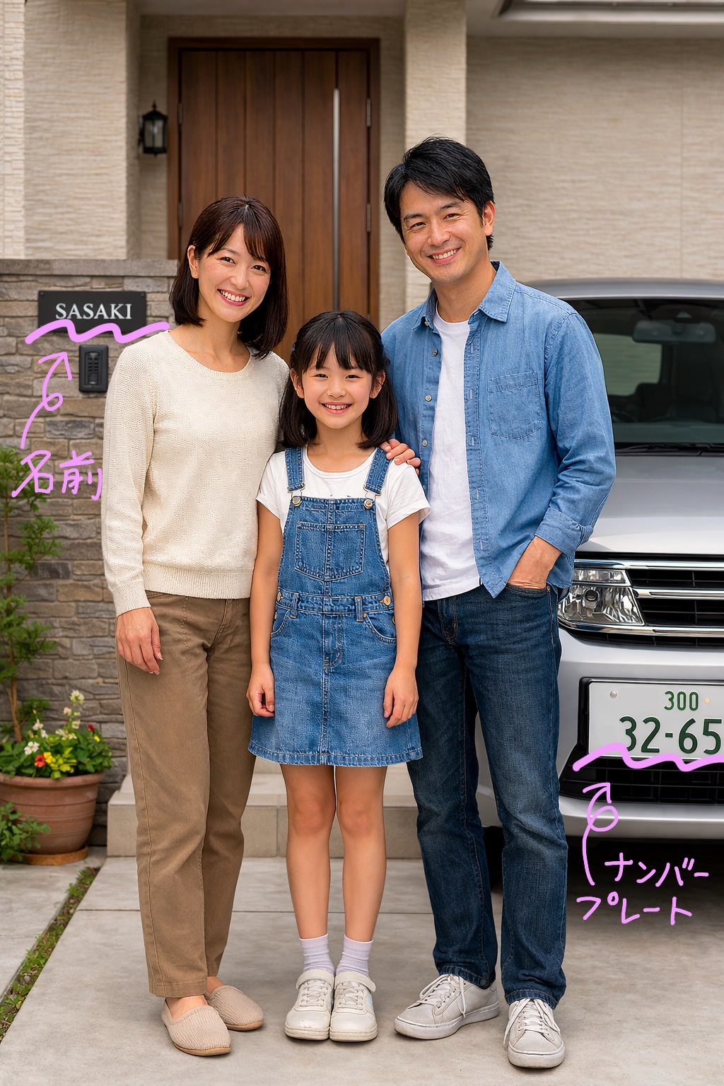 加工前の成果物